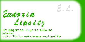 eudoxia lipsitz business card